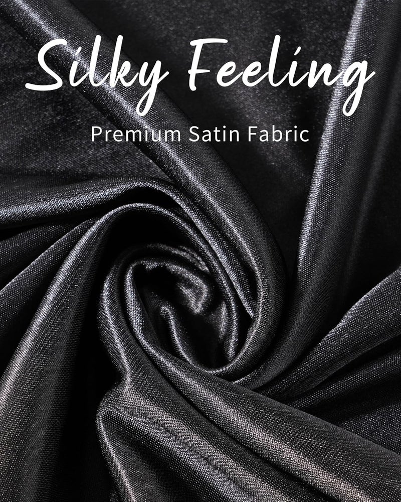 Sofier Satin Shawl Wraps for Women Evening Dresses Wedding Bridal Party Silky Scarf Formal Cover Up Bridesmaid Gifts - Image 3